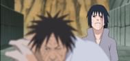Danzo trying to run away from Sasuke (Image via Studio Pierrot)